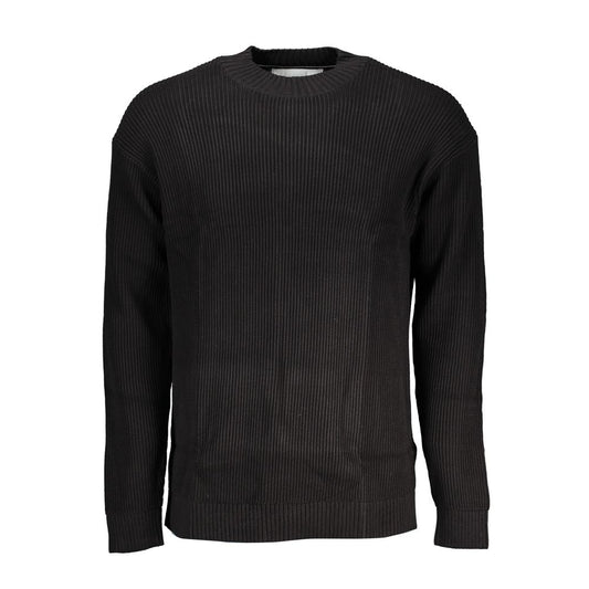 Calvin Klein Black Cotton Men Sweater Mens Sweater