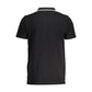 Fila Black Cotton Polo Shirt Mens T-Shirt