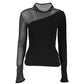 Patrizia Pepe Black Polyester Sweater