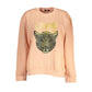 Cavalli Class Pink Cotton Sweatshirt