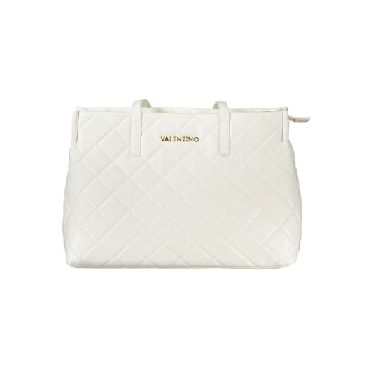 Mario Valentino White Polyethylene Handbag