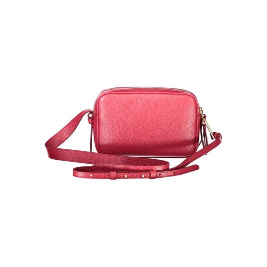 Coccinelle Red Leather Handbag Womens Shoulder Bag