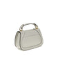 Gucci White Calf Leather Bos Taurus Handbag