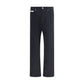 Moschino Black Cotton Casual Pants