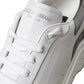 Dolce & Gabbana White Silver Leather Sport DAYMASTER Sneakers