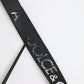 Dolce & Gabbana Black Polyester Leather Metal Buckle Belt