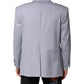 Dolce & Gabbana Gray Wool Single Breasted Men Suit Blazer