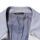 Dolce & Gabbana Gray Wool Single Breasted Men Suit Blazer