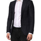 Dolce & Gabbana Dark Blue Single Breasted Men Suit Blazer