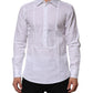 Dolce & Gabbana White Poplin Cotton Formal Men Dress Shirt