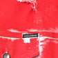 Dolce & Gabbana Red Sleeveless Logo Plaque Vest Jacket