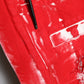 Dolce & Gabbana Red Sleeveless Logo Plaque Vest Jacket