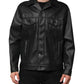 Dolce & Gabbana Black Polyester Button Down Biker Jacket
