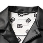 Dolce & Gabbana Black Polyester Button Down Biker Jacket