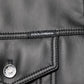 Dolce & Gabbana Black Polyester Button Down Biker Jacket