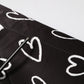 Dolce & Gabbana Black Polyester Heart Print Bomber Jacket