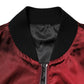 Dolce & Gabbana Maroon Nylon DG Crown Embroidery Jacket