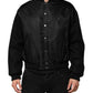 Dolce & Gabbana Black Polyester Logo Plaque Bomber Jacket