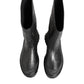 Dolce & Gabbana Metallic Gray Pull On Rain Boots Shoes