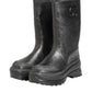 Dolce & Gabbana Metallic Gray Pull On Rain Boots Shoes