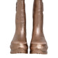 Dolce & Gabbana Metallic Gold Pull On Rain Boots Shoes