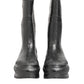 Dolce & Gabbana Metallic Black Pull On Rain Boots Shoes