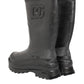 Dolce & Gabbana Metallic Black Pull On Rain Boots Shoes