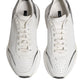 Dolce & Gabbana White Daymaster Leather Low Top Sneakers Shoes