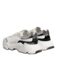 Dolce & Gabbana White Daymaster Leather Low Top Sneakers Shoes