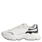 Dolce & Gabbana White Daymaster Leather Low Top Sneakers Shoes