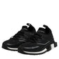 Dolce & Gabbana Black SORRENTO Lace Up Men Sneakers Shoes