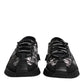 Dolce & Gabbana Black White NS1 Lace Up Low Top Sneakers Shoes