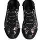 Dolce & Gabbana Black White NS1 Lace Up Low Top Sneakers Shoes