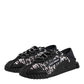Dolce & Gabbana Black White NS1 Lace Up Low Top Sneakers Shoes