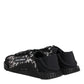 Dolce & Gabbana Black White NS1 Lace Up Low Top Sneakers Shoes