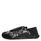 Dolce & Gabbana Black White NS1 Lace Up Low Top Sneakers Shoes