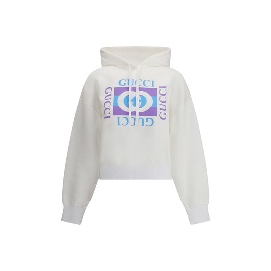 Gucci White Cotton Sweatshirt