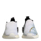 Dolce & Gabbana White Black Low Top Sorrento Sneakers Shoes