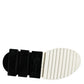 Dolce & Gabbana White Black Low Top Sorrento Sneakers Shoes
