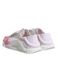Dolce & Gabbana White NS1 Lace Up Low Top Sneakers Shoes
