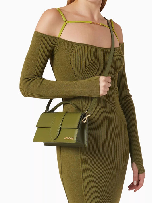 Jacquemus Le Grand Bambino Khaki Bag Womens Shoulder Bag