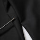Dolce & Gabbana Black Wool Tapered Formal Men Dress Pants