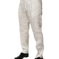 Dolce & Gabbana Cream Linen Dress Slim Formal Trouser Pants