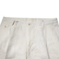 Dolce & Gabbana Cream Linen Dress Slim Formal Trouser Pants