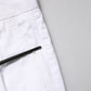 Dolce & Gabbana White Cotton Dress Slim Formal Trouser Pants