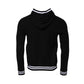 Dolce & Gabbana Black Hooded Logo Print Sweatshirt Sweater