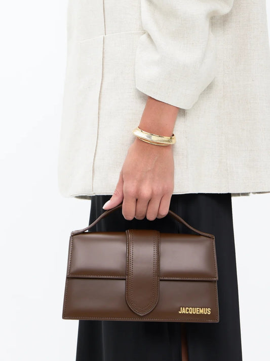 Jacquemus Le Grand Bambino  Brown Bag Womens Shoulder Bag