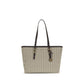 Michael Kors Quinn large jacquard logo Tote Bag Womens Shoulder Bag