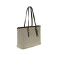 Michael Kors Quinn large jacquard logo Tote Bag Womens Shoulder Bag