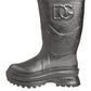 Dolce & Gabbana Black Argento Pull On Rain Boots Shoes